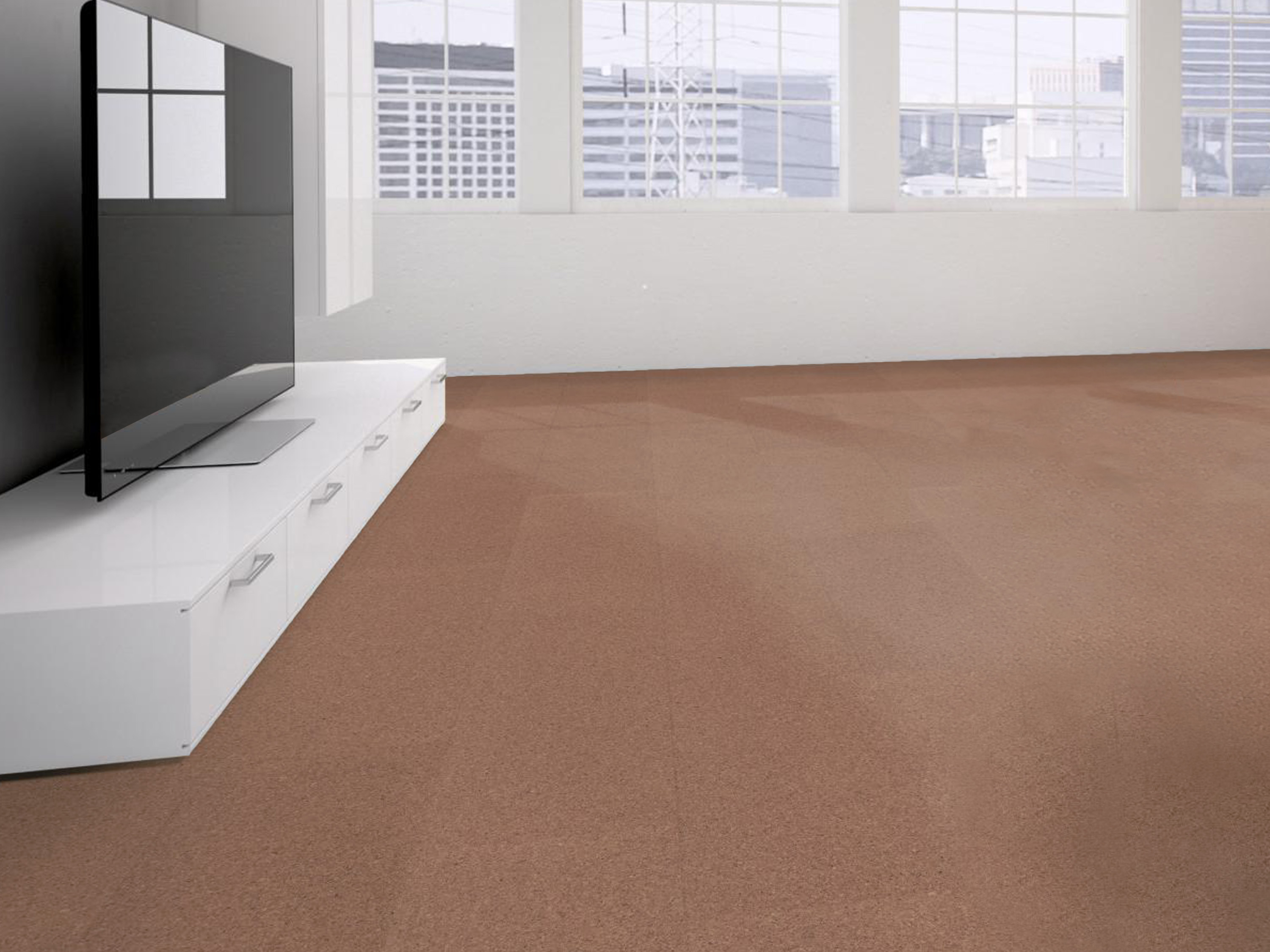 TRECOR® Klick Korkboden PORTO - 10 mm Stark - Farbe: Braunrot TRECOR® Klick Korkboden PORTO - 10 mm Stark - Farbe: Braunrot