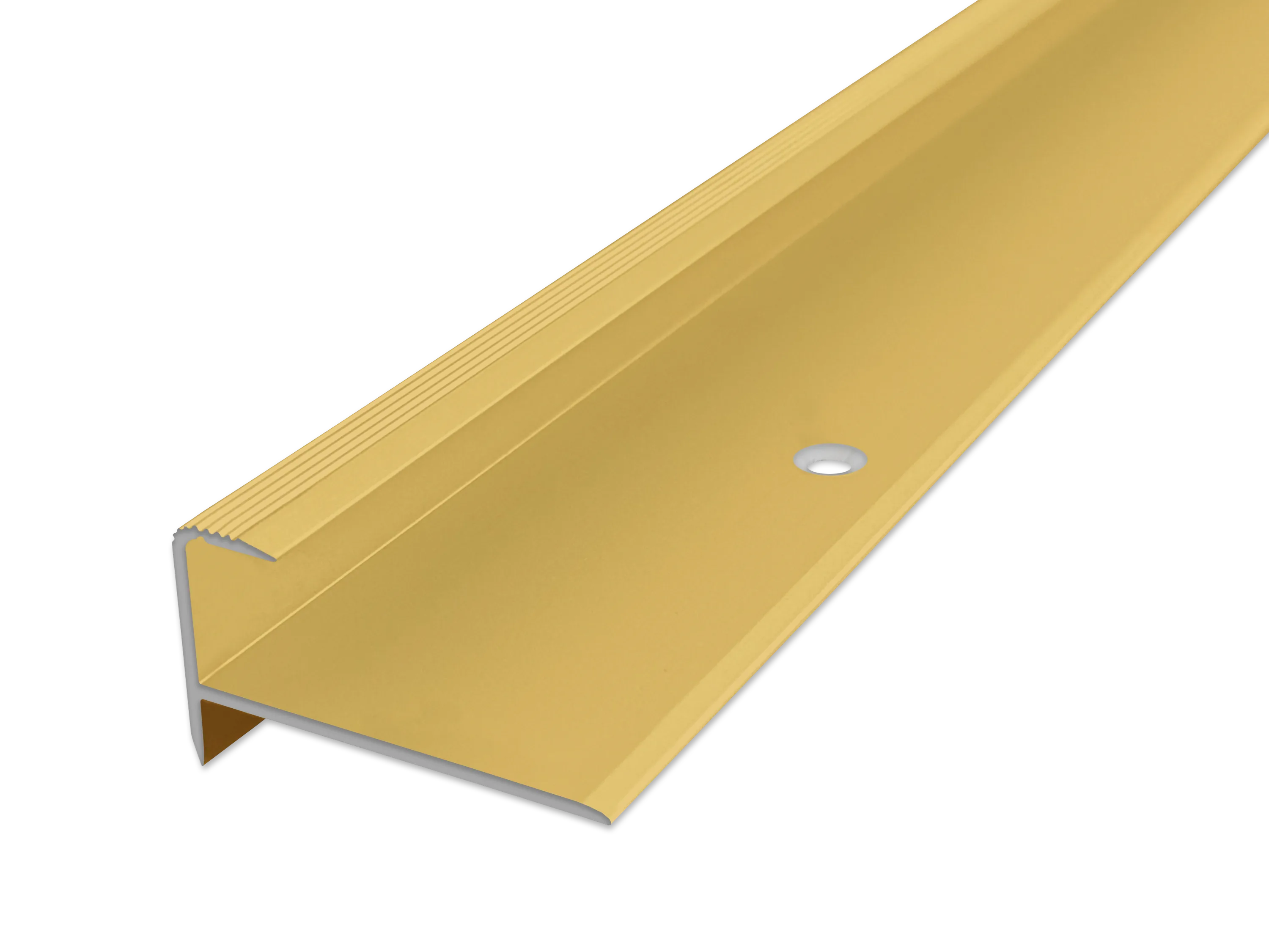 ufitec® Einschubprofil für Belagshöhen bis 10,3 mm mit 7 mm Nase Treppen-/Stufen Abschlussprofil ufitec® Einschubprofil für Belagshöhen bis 10,3 mm mit 7 mm Nase Treppen-/Stufen Abschlussprofil
