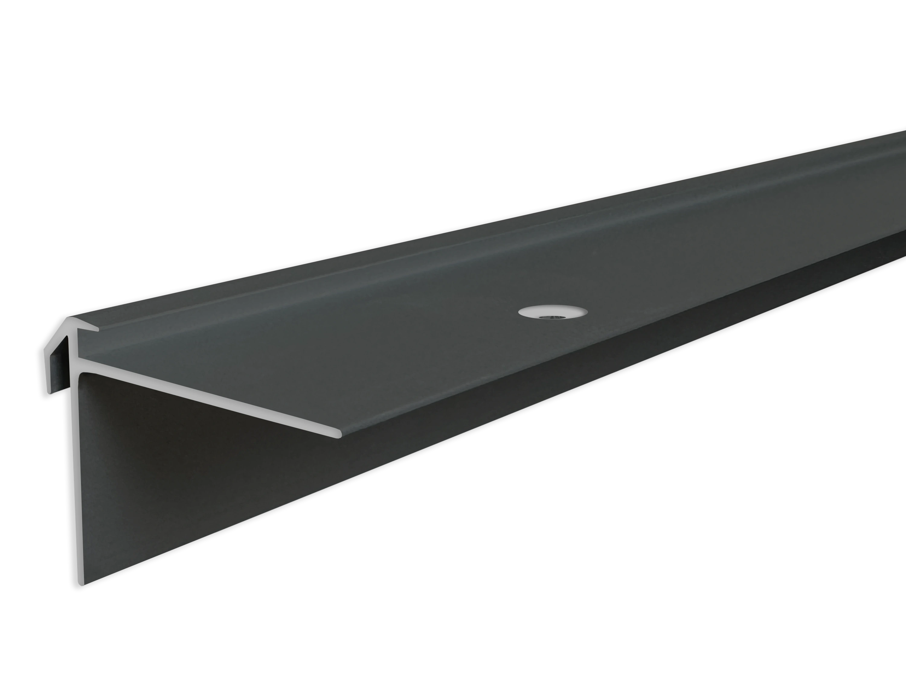 ufitec® Treppenkantenprofil beidseitig für Vinylböden für Belagshöhen von 3 mm - Alu eloxiert