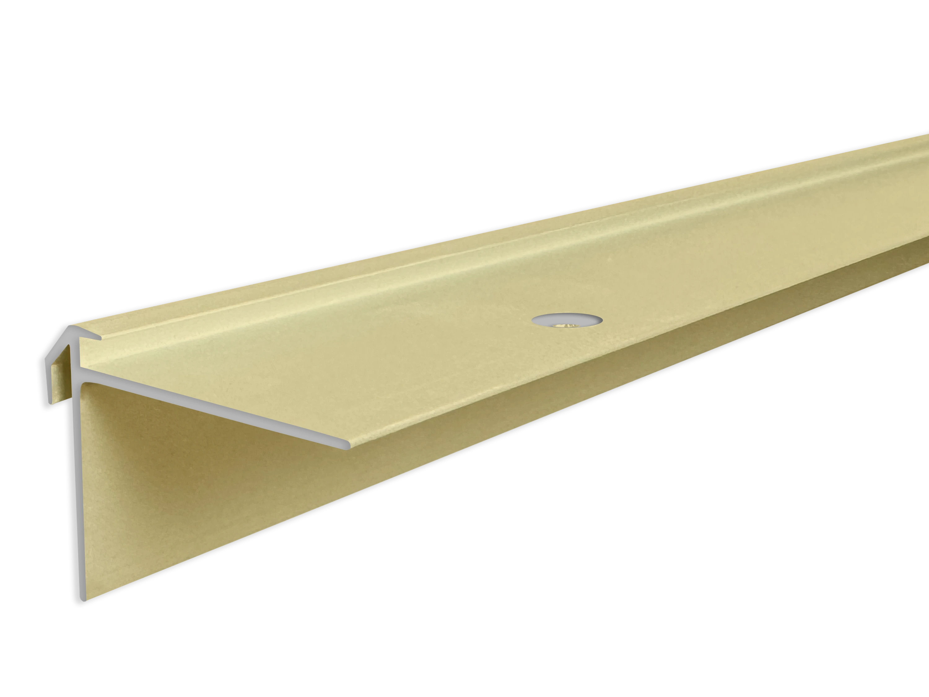 ufitec® Treppenkantenprofil beidseitig für Vinylböden für Belagshöhen von 3 mm - Alu eloxiert