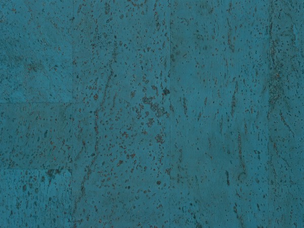 TRECOR® Korkboden mit Klicksystem MERIDA - 10 mm Stark - Farbe: Himmelblau