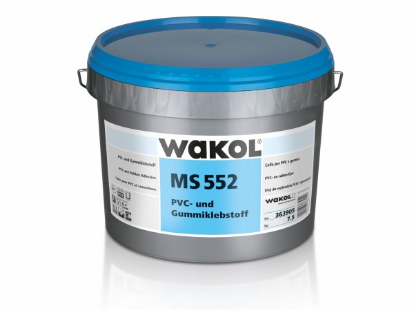Wakol MS 552 PVC und Gummiklebstoff für Wand und Bodenbeläge 7,5 kg Gebinde