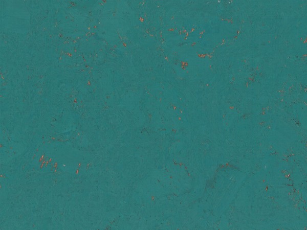 Korkboden TRECOR® CLASSIC Klebekork FRAMENTO Stärke: 4 mm, Oberfläche: ROH - Farbe: Minttürkis