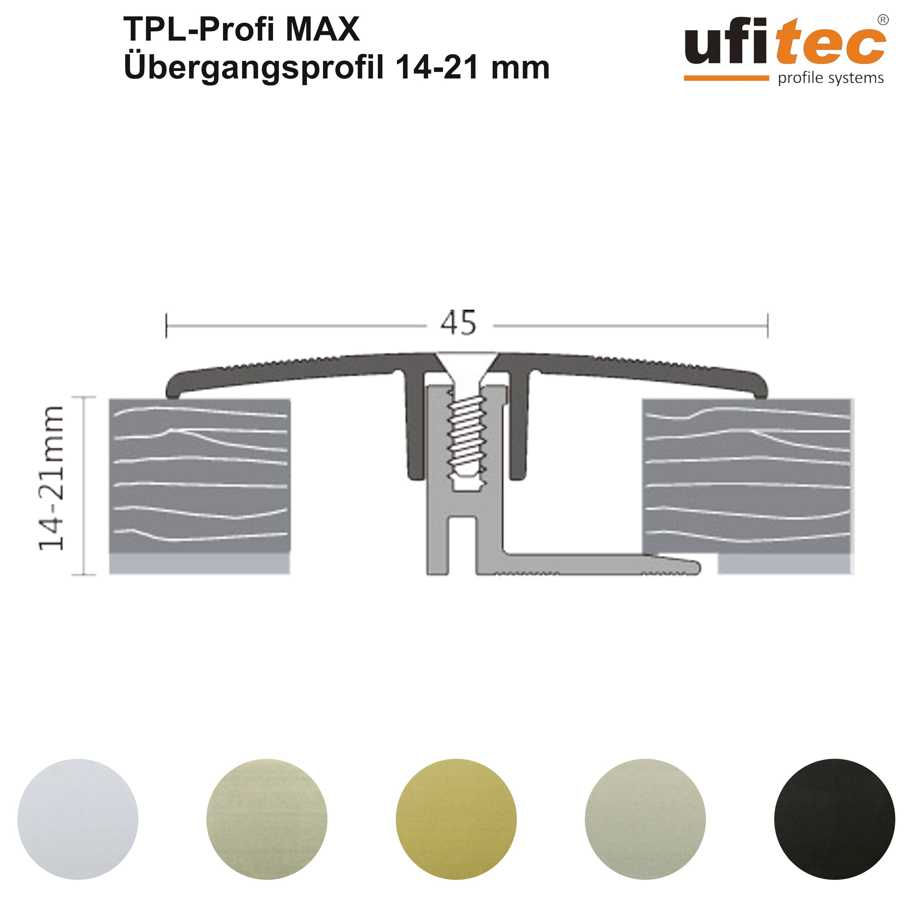 TPL PROFI max für Belagshöhen von 14-21 mm Parkettboden Parkett Profilsystem 