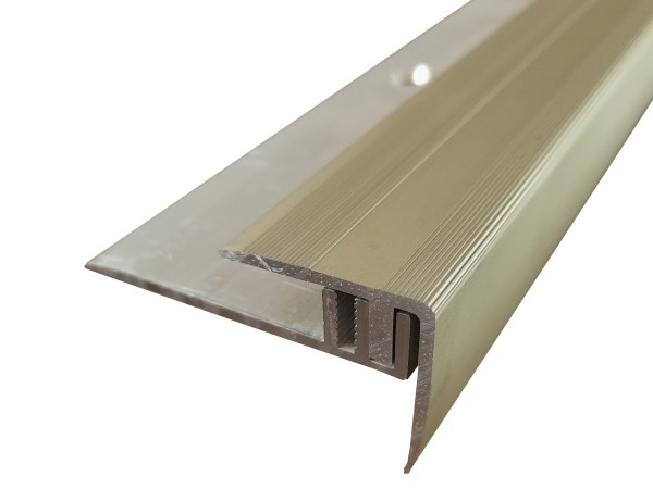 ufitec® Treppenkantenprofil - TPL PROFI - für Belagshöhen von 7-16 - Sichtkante: 28 mm, Nase: 27 mm