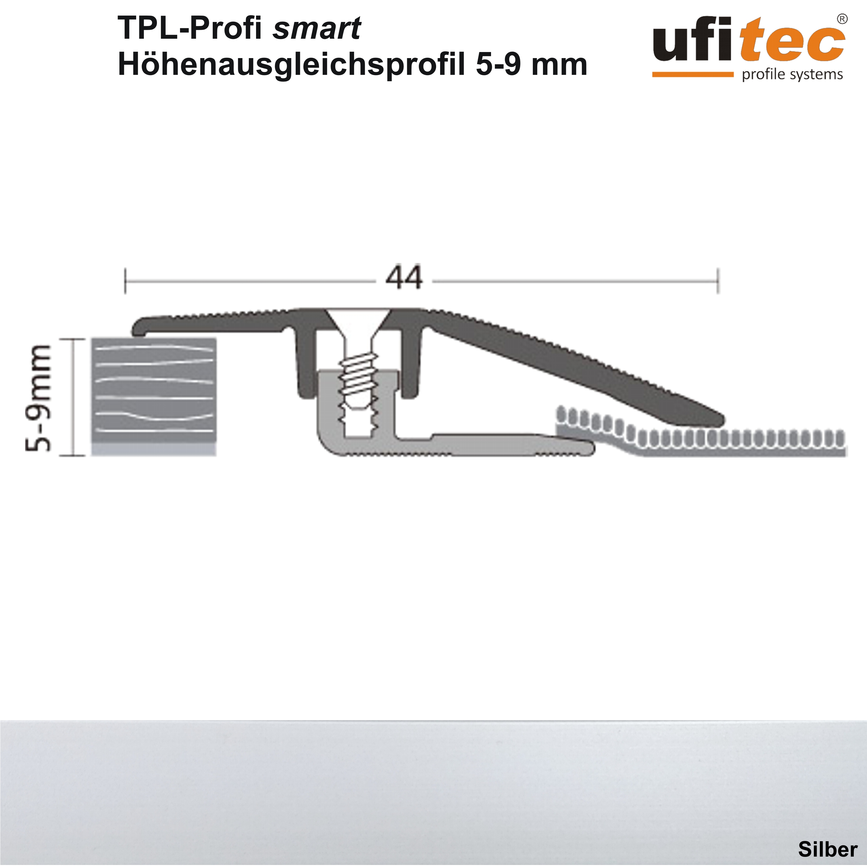 ufitec® TPL Profil smart Niveauausgleich / Höhenausgleichsprofil