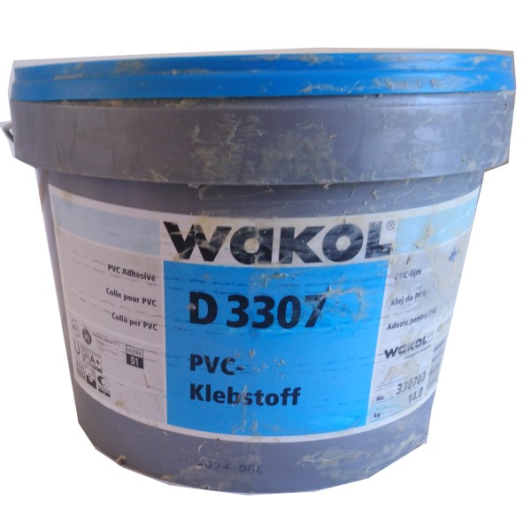 Wakol D 3307 PVC-Klebstoff (PVC-/Teppich- und Vinylkleber) | 14 kg Eimer - B-Ware