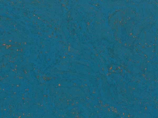 TRECOR® Klick Korkboden STILO - 10 mm Stark - Farbe: Himmelblau
