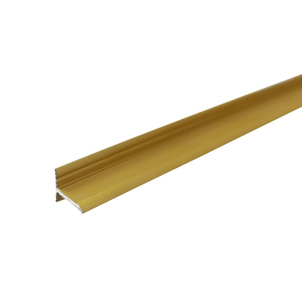 ufitec® Sockelprofil SK für den perfekten Abschluß an Balkon- und Terassentüren, Gold Hell eloxiert