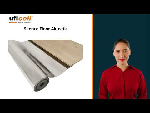 uficell® Silence Floor Akustik Trittschalldämmung mit Mineralsandfüllung - Dichte: 1000 kg/m³